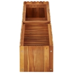 Letto Rialzato da Giardino 150x30x25 cm in Massello di Acacia