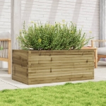 Fioriera da Giardino 110x60x46 cm in Legno di Pino Impregnato