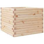 Fioriera da Giardino 60x60x46 cm in Legno Massello di Pino