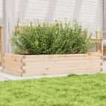Fioriera da Giardino 110x60x23 cm in Legno Massello di Pino