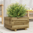 Fioriera da Giardino 40x40x26,5 cm in Legno di Pino Impregnato