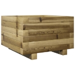 Fioriera da Giardino 40x40x26,5 cm in Legno di Pino Impregnato
