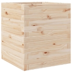 Fioriera da Giardino 40x40x46 cm in Legno Massello di Pino