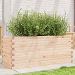 Fioriera da Giardino 110x40x45,5 cm in Legno Massello di Pino