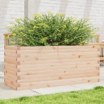 Fioriera da Giardino 110x40x46 cm in Legno Massello di Pino