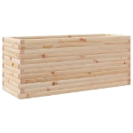 Fioriera da Giardino 110x40x46 cm in Legno Massello di Pino