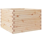 Fioriera da Giardino 70x70x46 cm in Legno Massello di Pino