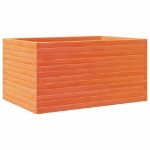 Fioriera Giardino Marrone Cera 90x60x46 cm Legno Massello Pino