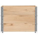 Fioriera da Giardino 80x60 cm in Legno Massello di Pino