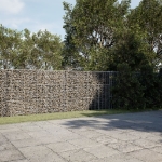Cesto Gabbione con Copertura 600x100x150 cm in Ferro Zincato
