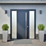 Fioriere da Giardino 2 pz 35x35x75 cm in Acciaio Zincato