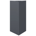 Fioriera Antracite Triangolare 40x34,5x70 cm in Acciaio