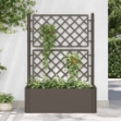 Letto Rialzato da Giardino con Graticcio e Irrigazione Moca