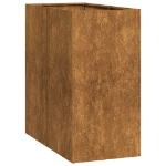 Fioriera Arrugginita 40x80x80 cm in Acciaio Corten