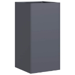 Fioriera Antracite 40x40x80 cm in Acciaio Laminato a Freddo