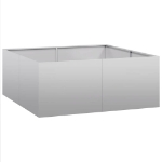 Fioriera 100x100x40 cm in Acciaio Zincato