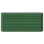 Letto Giardino Acciaio Verniciato a Polvere 152x40x68 cm Verde