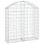 Cesto Gabbione ad Arco 100x30x100/120 cm Ferro Zincato