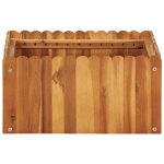 Letto Rialzato da Giardino 50x50x25 cm Legno Massello di Acacia