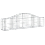 Cesti Gabbioni ad Arco 18 pz 200x30x40/60 cm Ferro Zincato