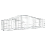 Cesti Gabbioni ad Arco 7 pz 200x50x40/60 cm Ferro Zincato
