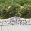 Cesti Gabbioni ad Arco 9 pz 200x30x40/60 cm Ferro Zincato