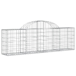 Cesti Gabbioni ad Arco 25 pz 200x30x60/80 cm Ferro Zincato