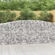 Cesti Gabbioni ad Arco 7 pz 400x50x100/120 cm Ferro Zincato