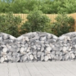 Cesto Gabbione ad Arco 150x30x80/100 cm Ferro Zincato