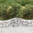 Cesto Gabbione ad Arco 200x30x40/60 cm Ferro Zincato