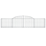 Cesto Gabbione ad Arco 300x30x60/80 cm Ferro Zincato