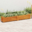 Letto Rialzato da Giardino in Legno di Acacia 150x30x25 cm