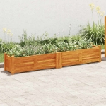 Letto Rialzato da Giardino in Legno di Acacia 150x30x25 cm