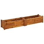 Letto Rialzato da Giardino in Legno di Acacia 150x30x25 cm