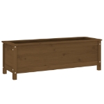 Fioriera Rialzata da Giardino Ambra 119,5x40x39cm Massello Pino