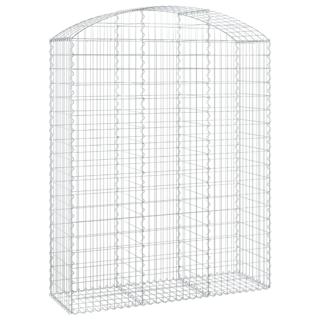 Cesto Gabbione ad Arco 150x50x180/200 cm Ferro Zincato