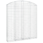 Cesto Gabbione ad Arco 200x30x220/240 cm Ferro Zincato