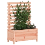 Fioriera Giardino con Rastrelliera 79x39,5x114cm Legno Douglas