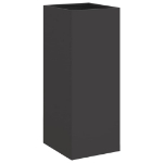 Fioriera Nera 32x29x75 cm in Acciaio