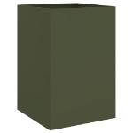 Fioriera Verde Oliva 52x48x75 cm in Acciaio