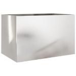 Fioriera Argento 62x40x39 cm in Acciaio Inox
