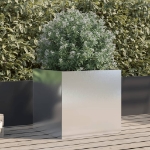 Fioriera Argento 49x47x46 cm in Acciaio Inox