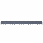 Fioriera Giardino Picchetti Grigio Blu 362,5x42,5x28,5 cm PP