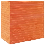 Fioriera Giardino Marrone Cera 70x40x68,5cm Legno Massello Pino