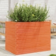 Fioriera Giardino Marrone Cera 90x60x68,5cm Legno Massello Pino