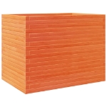 Fioriera Giardino Marrone Cera 90x60x68,5cm Legno Massello Pino