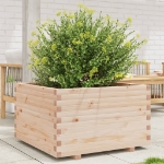 Fioriera da Giardino 80x80x49,5 cm in Legno Massello di Pino