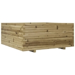 Fioriera da Giardino 110x110x49,5 cm Legno di Pino Impregnato