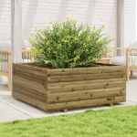 Fioriera da Giardino 110x110x49,5 cm Legno di Pino Impregnato