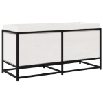 Fioriera da Giardino Bianca 100x40x50 cm Legno Massello di Pino